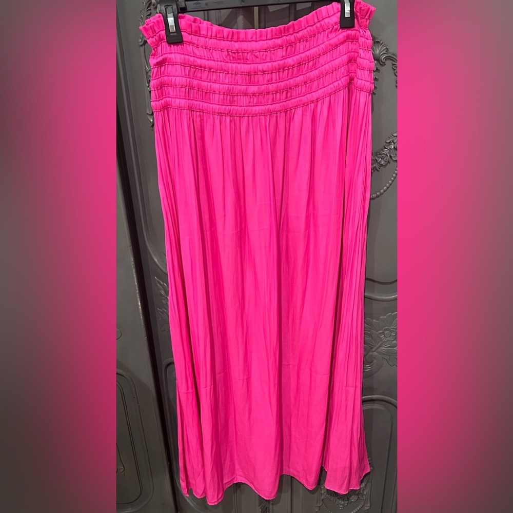 Kori Vibrant Hot Pink Maxi Skirt